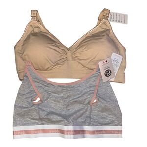 Bravado Designs Clip and Pump Hands Free Nursing Bra Accessory Beige Size XXL